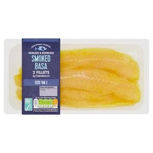 Sainsbury's Smoked Basa fillets ASC 240g