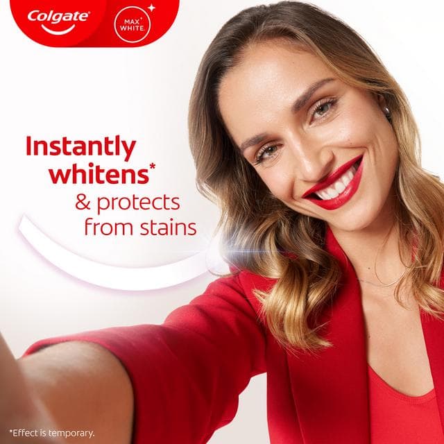 Colgate Max White Expert Teeth Whitening Mouthwash Alcohol Free 500ml - gallery image 2
