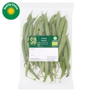 Sainsbury's Dwarf Beans, SO Organic 210g