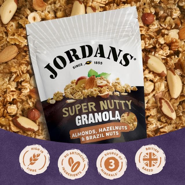 Jordans Super Nutty Granola Breakfast Cereal 500g - gallery image 3