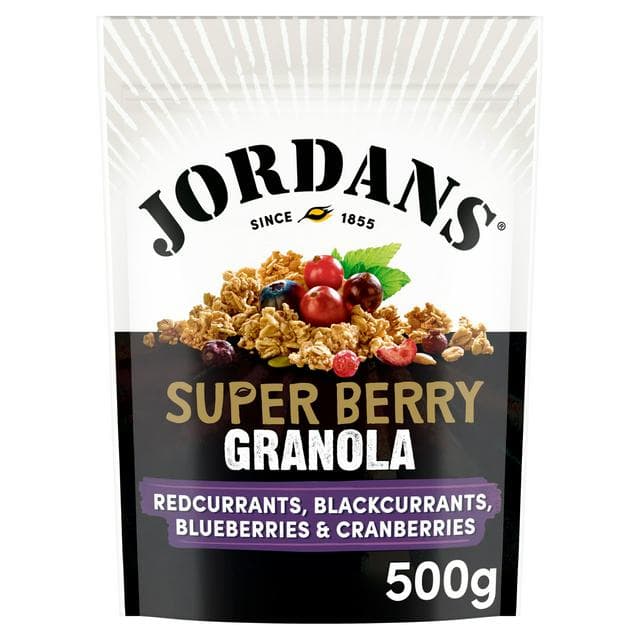 Jordans Super Berry Granola Breakfast Cereal 500g - gallery image 1