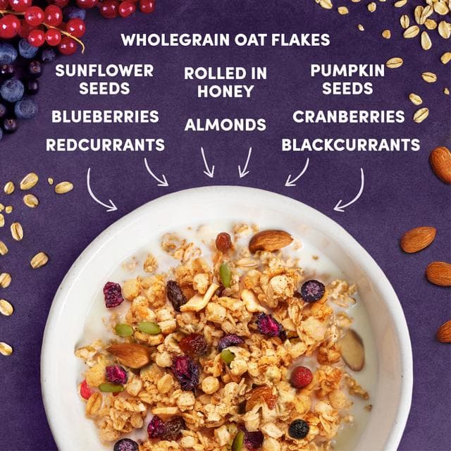 Jordans Super Berry Granola Breakfast Cereal 500g - gallery image 2