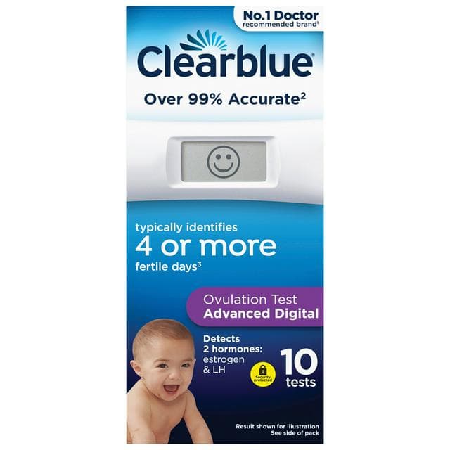 Clearblue Advanced Digital Ovulation Tests x10 - gallery image 1