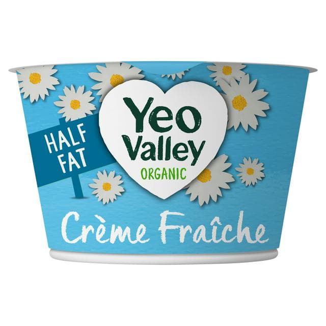 Yeo Valley Organic Half Fat Crème Fraiche 200g - gallery image 1