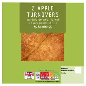 Sainsbury's Apple Turnovers 2x77g