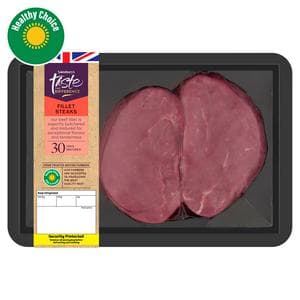 Sainsbury's 30 Days Matured British Beef Fillet Steak, Taste the Difference x2 (approx. 270g)