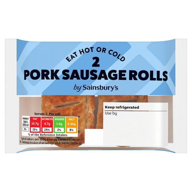 Sainsbury's Sausage Rolls x2 120g - gallery image 1