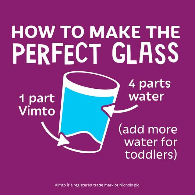 Vimto Original Real Fruit Squash Blackcurrant Grape & Raspberry No Added Sugar 1L - gallery image 3