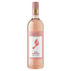 Barefoot Pink Moscato Rose Wine 75cl