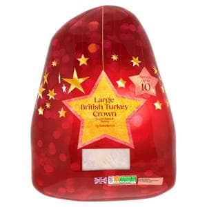 Sainsbury's Large British Turkey Crown 2.4-2.8kg