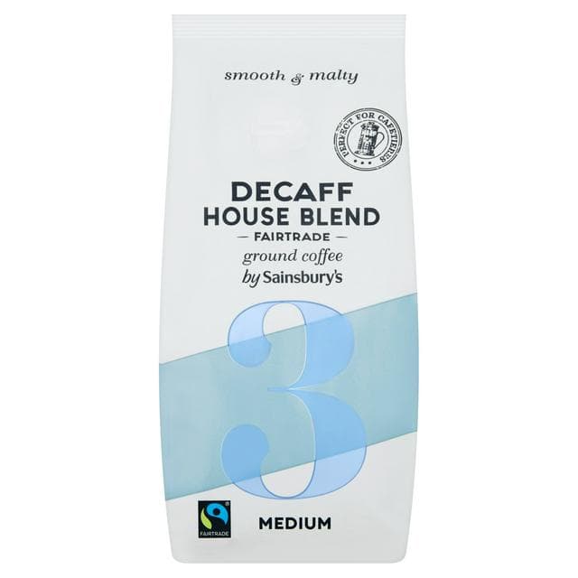 Sainsbury's Fairtrade Decaff House Blend Coffee, Strength 3 227g - gallery image 1