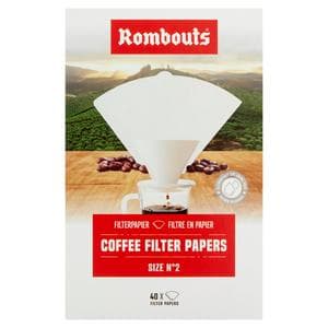 Rombouts Coffee Filter Papers 2 Cups x40