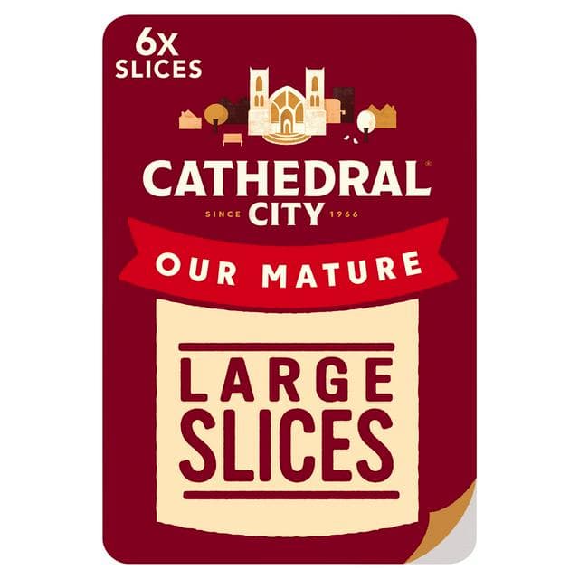 Cathedral City Mature Cheddar Cheese Slices x6 150g - gallery image 1