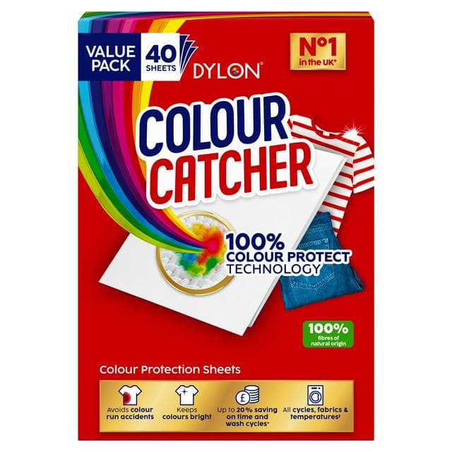 Dylon Colour Catcher Protection Laundry Sheets x40 - gallery image 1