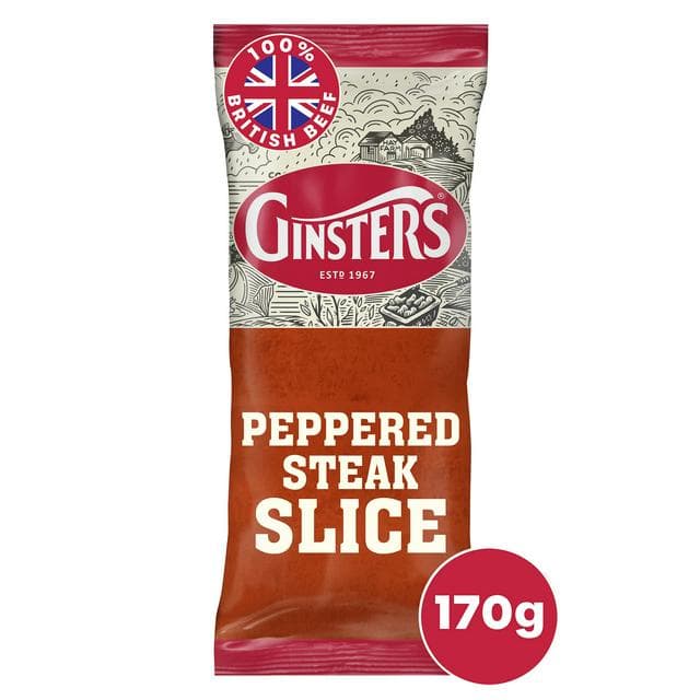Ginsters Peppered Steak Slice 170g - gallery image 1