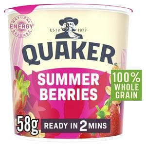 Quaker Oat So Simple Summer Berries Porridge Pot 58g