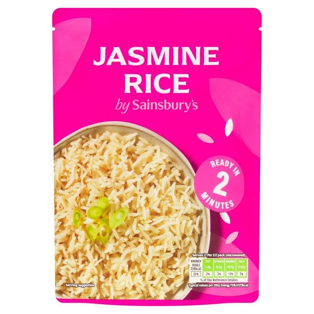 Sainsbury's Microwave Rice Thai 250g - gallery image 1