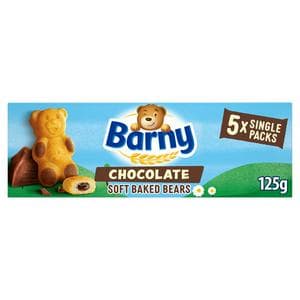 Barny 5 x 25g Chocolate Multipack Soft Baked Bears