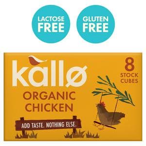 Kallo Organic Chicken Stock Cubes 8x11g