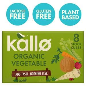 Kallo Organic Vegetable Stock Cubes 8x11g