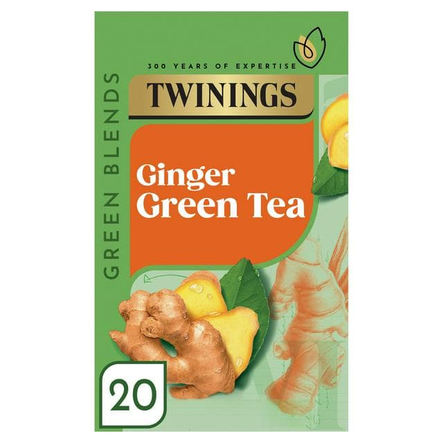 Twinings Ginger Green Tea, 20 Tea Bags - gallery image 1