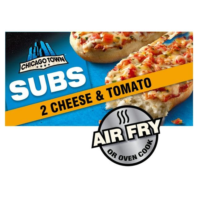 Chicago Town Sub Cheese & Tomato Pizzas x2 (250g) - gallery image 1