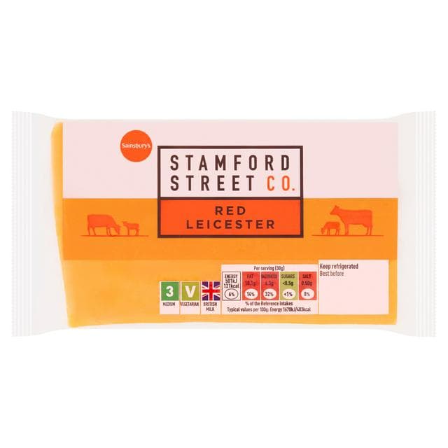 Stamford Street Co. Red Leicester 600g - gallery image 1