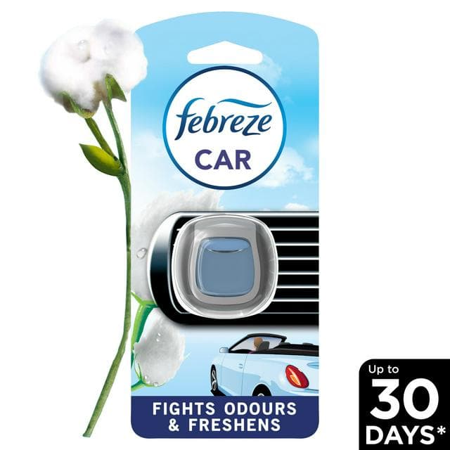 Febreze Car Cotton Fresh Car Clip Air Freshener - gallery image 1
