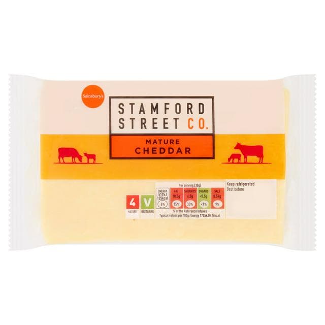 Stamford Street Co. Mature Cheddar Cheese 600g - gallery image 1