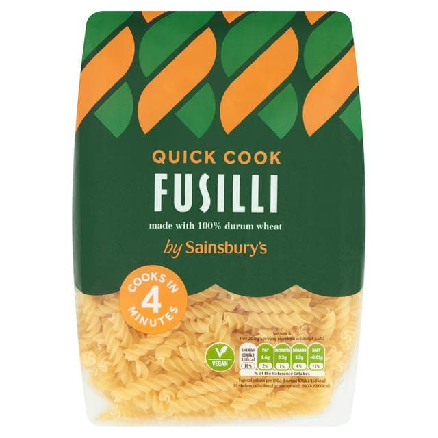 Sainsbury's Quick Cook Fusilli Pasta 500g - gallery image 1