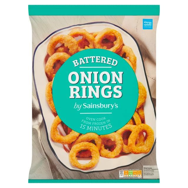 Sainsbury's Battered Onion Rings 800g - gallery image 1