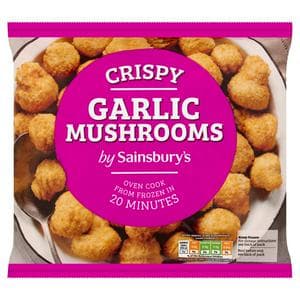 Sainsbury's Crispy Garlic Mushrooms 300g