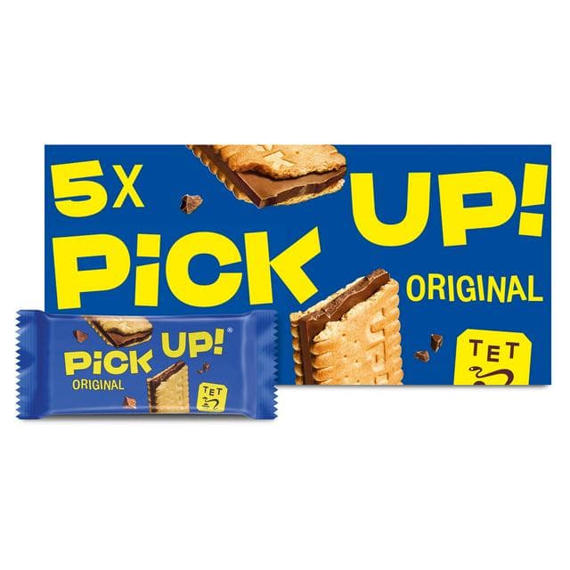 Bahlsen Pick Up! Milk Chocolate Biscuit Bars 5x28g - gallery image 1