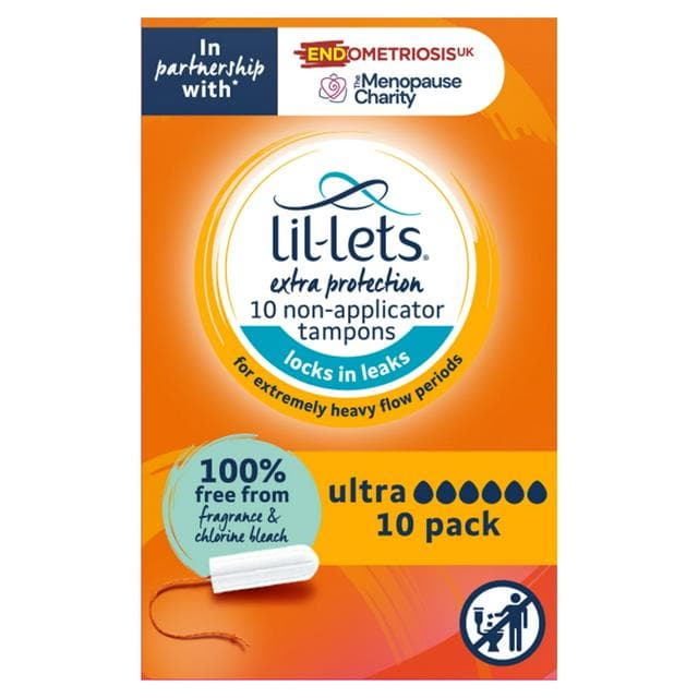 Lil-Lets Non Applicator Ultra Tampon x10 - gallery image 1