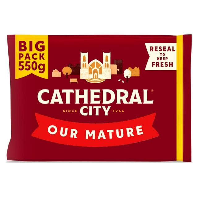 Cathedral City Mature Cheddar Cheese 550g - gallery image 1