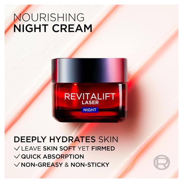 L'Oreal Paris Revitalift Laser Renew Anti Ageing Night Cream 50ml - gallery image 3