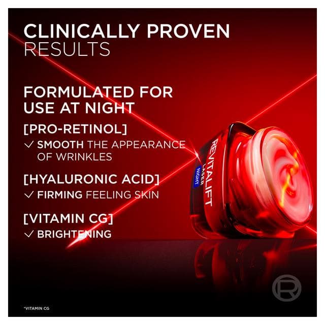 L'Oreal Paris Revitalift Laser Renew Anti Ageing Night Cream 50ml - gallery image 4