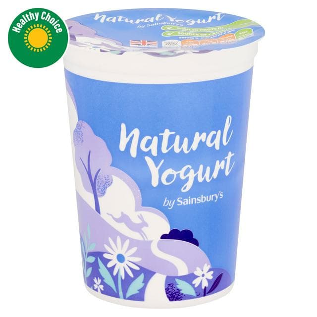 Sainsbury's Natural Yogurt 500g - gallery image 1
