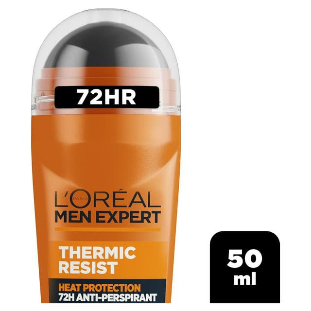 L'Oréal Men Expert 50ml Deodorant Thermic Resist Roll On 48H Anti-Perspirant - gallery image 1