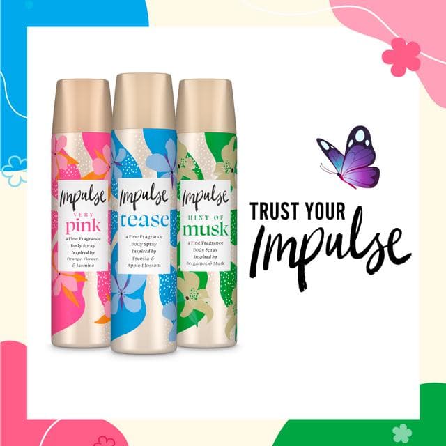 Impulse Bodyspray Deodorant, Be Suprised 75ml - gallery image 6