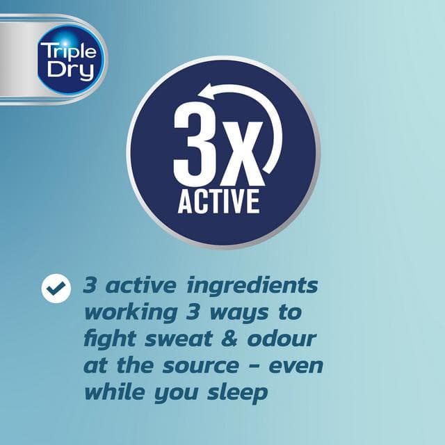 Triple Dry Roll On, Men Active 50ml - gallery image 4