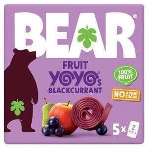 BEAR Fruit Yoyos Blackcurrant Multipack 5x20g