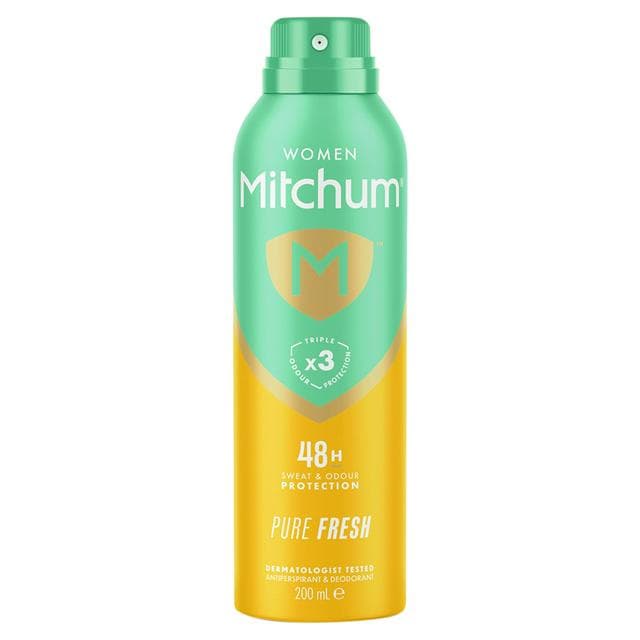 Mitchum Women Triple Odor Defense Protection Pure Fresh Anti-perspirant & Deodorant 200ml - gallery image 1