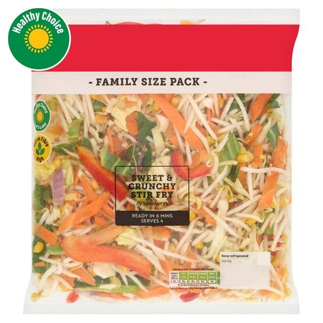 Sainsbury's Sweet & Crunchy Stir Fry 600g - gallery image 1