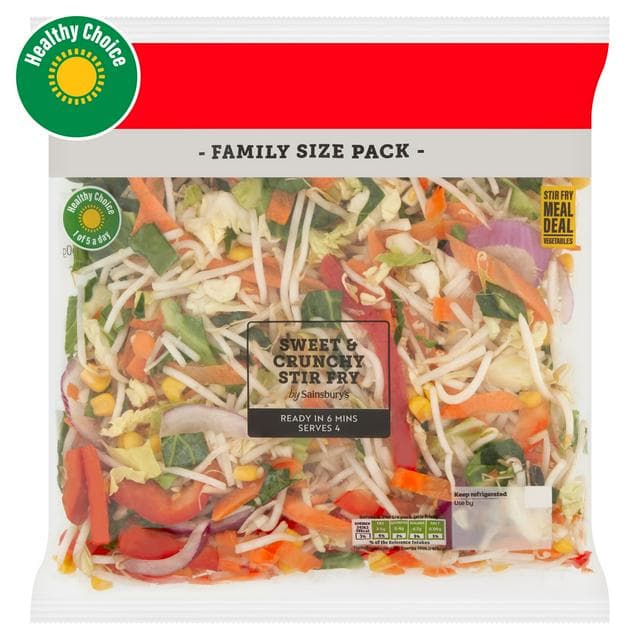 Sainsbury's Sweet & Crunchy Stir Fry 600g - gallery image 1
