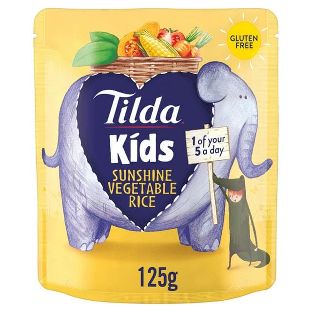 Tilda Kids Sunshine Vegetable Rice 125g - gallery image 1