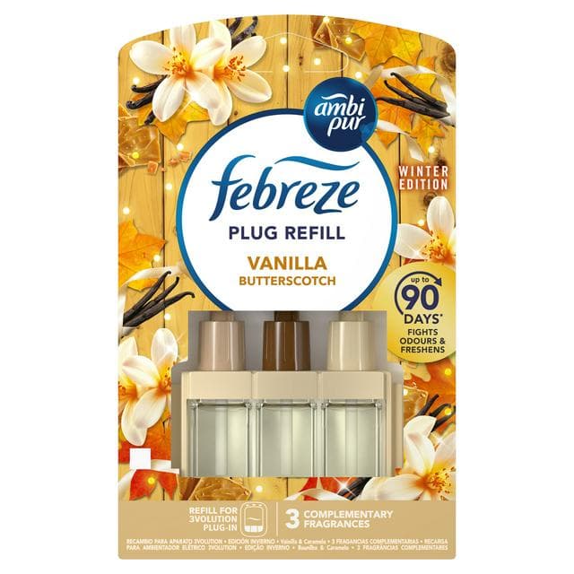 Febreze 3Volution Air Freshener Plug In Refill Vanilla Cookie 20ml - gallery image 1