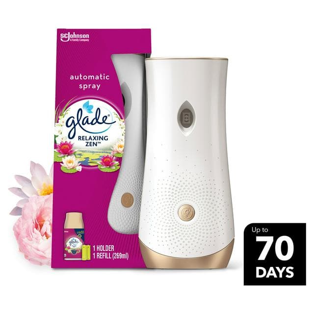 Glade Automatic Spray Holder & Refill Air Freshener Sandalwood & Jasmine 269ml - gallery image 1