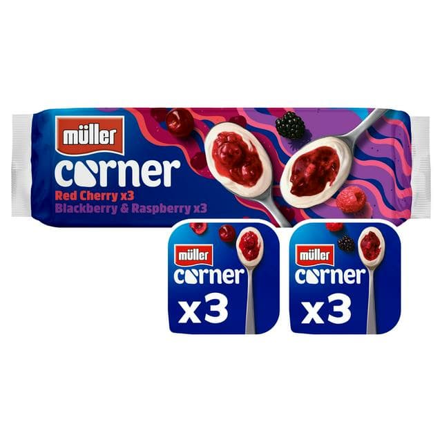 Müller Corner Mixed Red Fruits Yogurts 6x136g - gallery image 1