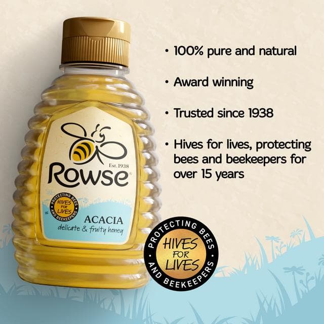 Rowse Acacia Honey Squeezy 250g - gallery image 2
